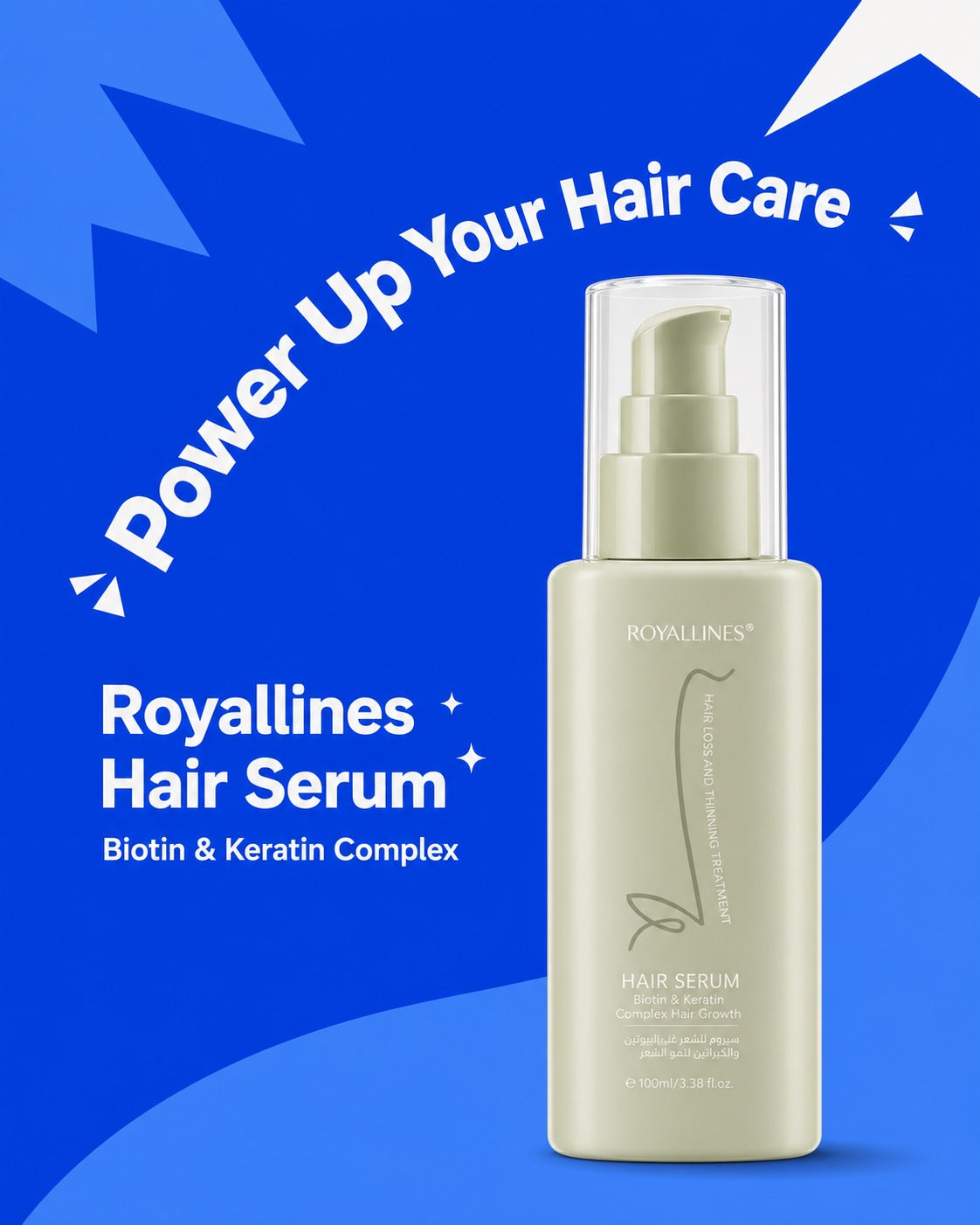 Royallines Hair Serum - Biotin & Keratin Complex Hair Growth